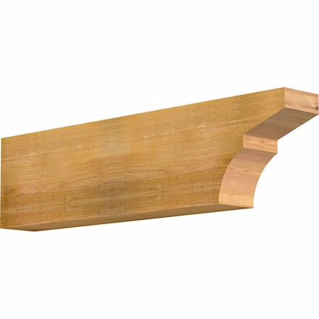 Ekena Millwork Monterey Rough Sawn Rafter Tail, Western Red Cedar, 6"W x 12"H x 48"L RFT06X12X48MON00RWR